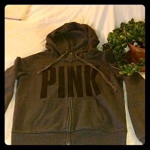Victoria Secret - Pink zip-up hoodie